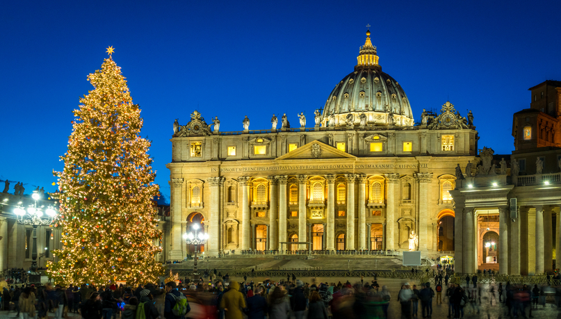 Albero di Natale a Piazza San Pietro