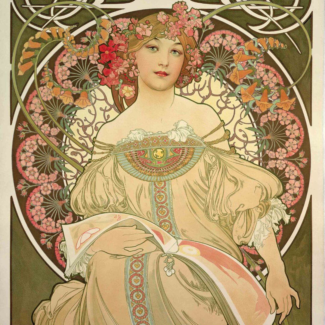 Opera di Alphonse Mucha, Reverie, 1896